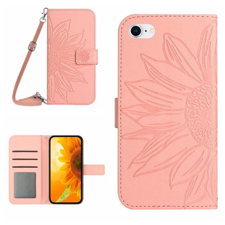Skin Feel Sun Flower Pattern Flip Leather Phone Case, For iPhone 6, For iPhone 6s Plus, For iPhone 7 / 8, For iPhone 7 Plus / 8 Plus