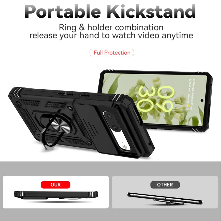 Sliding Camshield Holder Phone Case, For Google Pixel 7 5G, For Google Pixel 7 Pro 5G, For Honor X9, For Samsung Galaxy S23 5G, For Samsung Galaxy S23+ 5G, For Samsung Galaxy S23 Ultra 5G