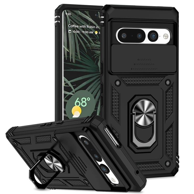 Sliding Camshield Holder Phone Case, For Google Pixel 7 5G, For Google Pixel 7 Pro 5G, For Honor X9, For Samsung Galaxy S23 5G, For Samsung Galaxy S23+ 5G, For Samsung Galaxy S23 Ultra 5G