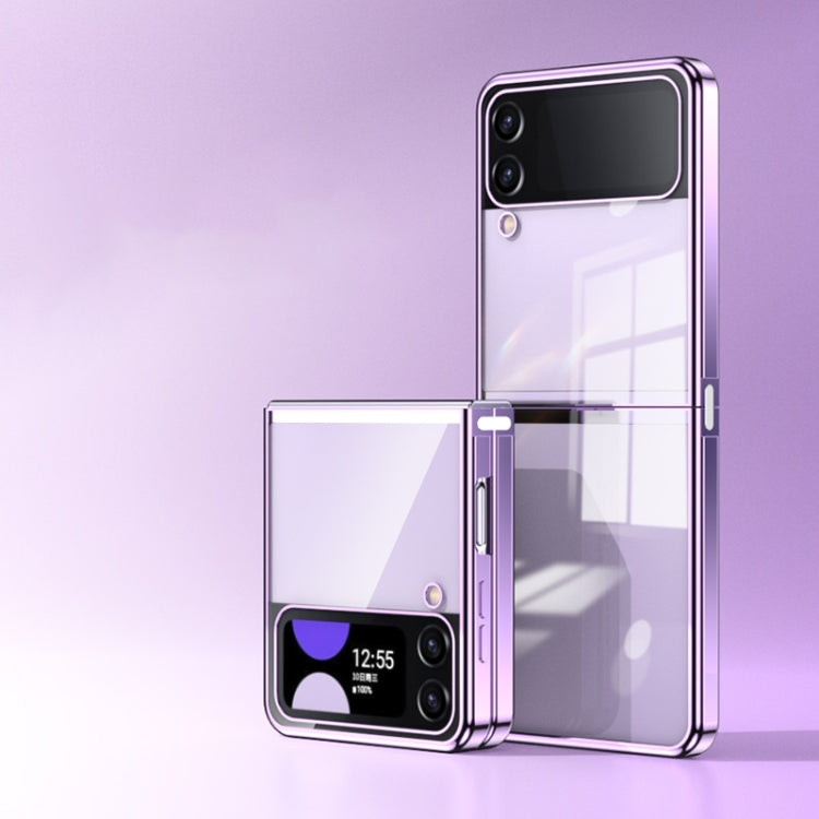 Electroplating Airbag Folding Phone Case, For Samsung Galaxy Z Flip3 5G, For Samsung Galaxy Z Flip4
