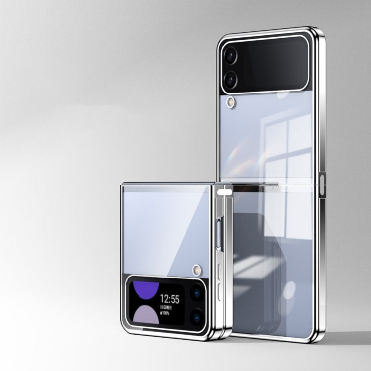 Electroplating Airbag Folding Phone Case, For Samsung Galaxy Z Flip3 5G, For Samsung Galaxy Z Flip4