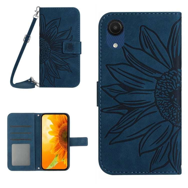 Skin Feel Sun Flower Pattern Flip Leather Phone Case, For Samsung Galaxy A23E, For Samsung Galaxy A30/A20/M10S, For Samsung Galaxy A32 4G, For Samsung Galaxy A32 5G