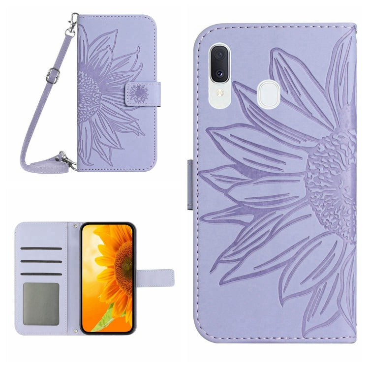 Skin Feel Sun Flower Pattern Flip Leather Phone Case, For Samsung Galaxy A23E, For Samsung Galaxy A30/A20/M10S, For Samsung Galaxy A32 4G, For Samsung Galaxy A32 5G