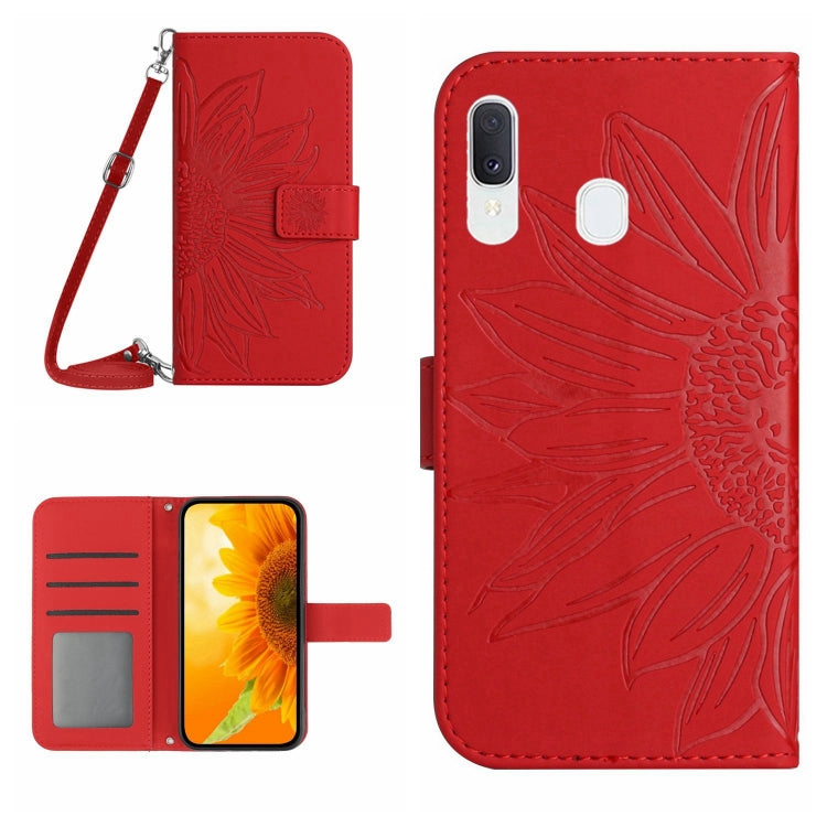 Skin Feel Sun Flower Pattern Flip Leather Phone Case, For Samsung Galaxy A33 5G, For Samsung Galaxy A40, For Samsung Galaxy A41 EU Edition, For Samsung Galaxy A42 5G