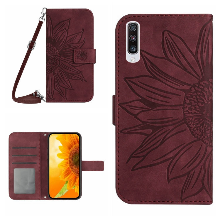 Skin Feel Sun Flower Pattern Flip Leather Phone Case, For Samsung Galaxy A50/A50S/A30S, For Samsung Galaxy A51 5G, For Samsung Galaxy A51/M40S, For Samsung Galaxy A52/A52S