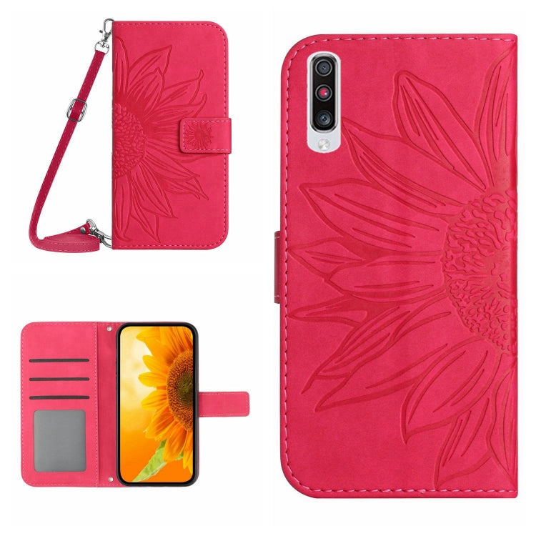 Skin Feel Sun Flower Pattern Flip Leather Phone Case, For Samsung Galaxy A50/A50S/A30S, For Samsung Galaxy A51 5G, For Samsung Galaxy A51/M40S, For Samsung Galaxy A52/A52S