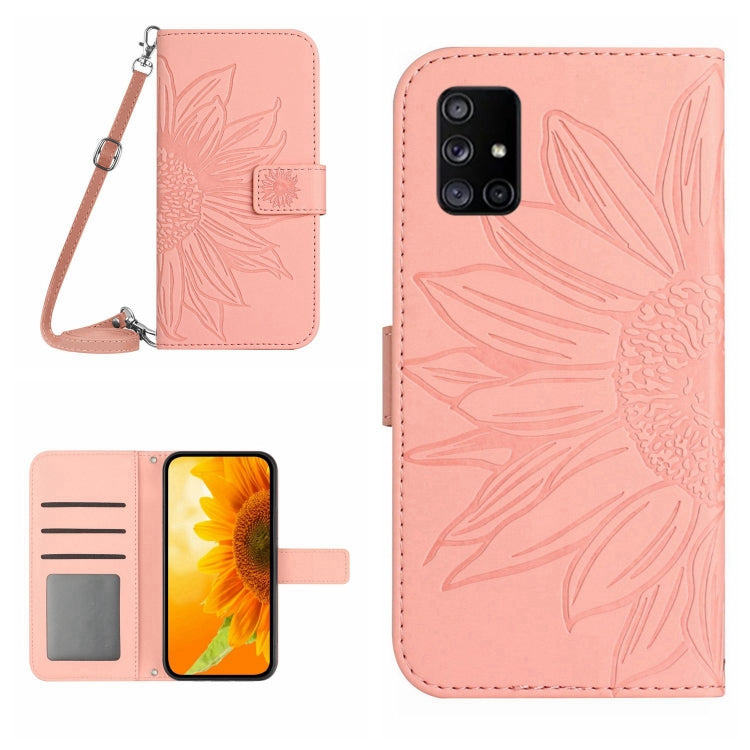 Skin Feel Sun Flower Pattern Flip Leather Phone Case, For Samsung Galaxy A50/A50S/A30S, For Samsung Galaxy A51 5G, For Samsung Galaxy A51/M40S, For Samsung Galaxy A52/A52S
