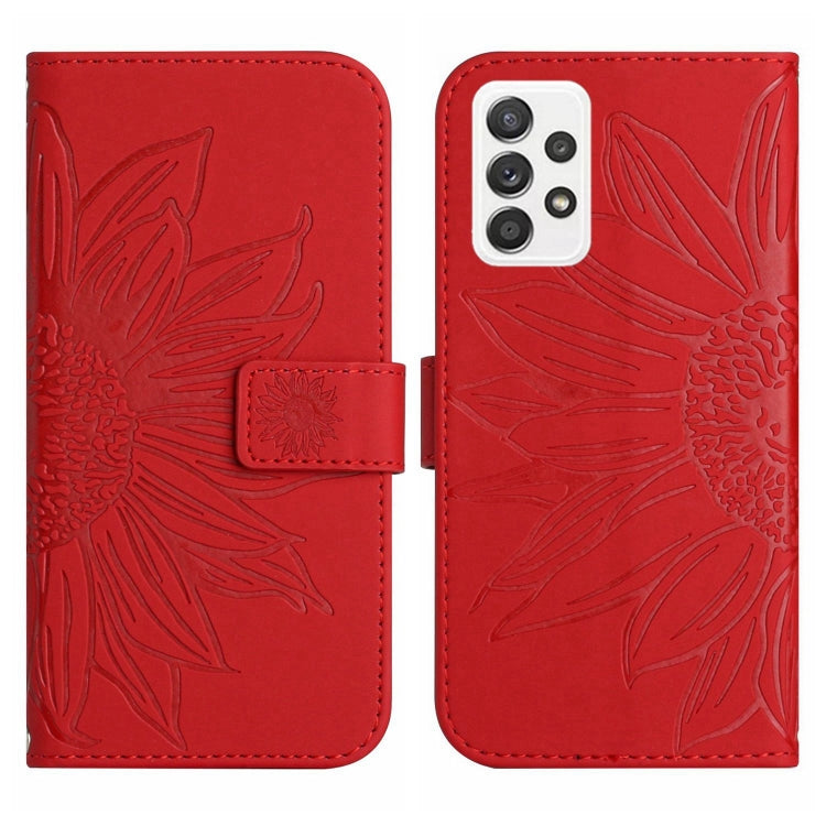Skin Feel Sun Flower Pattern Flip Leather Phone Case, For Samsung Galaxy A53 5G, For Samsung Galaxy A70/A70S, For Samsung Galaxy A70E, For Samsung Galaxy A71