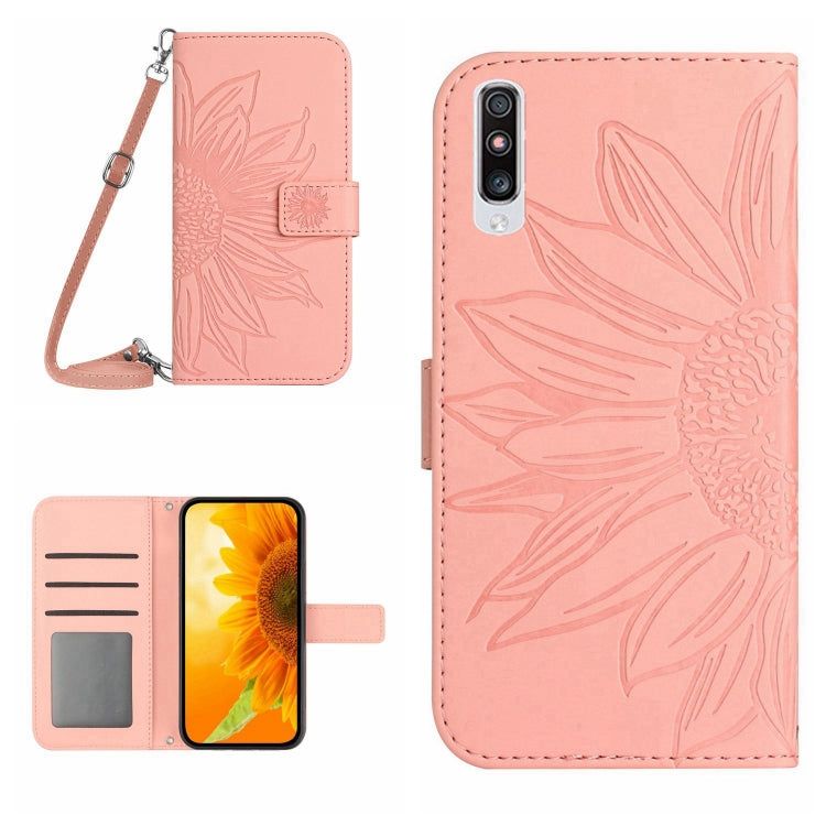 Skin Feel Sun Flower Pattern Flip Leather Phone Case, For Samsung Galaxy A53 5G, For Samsung Galaxy A70/A70S, For Samsung Galaxy A70E, For Samsung Galaxy A71