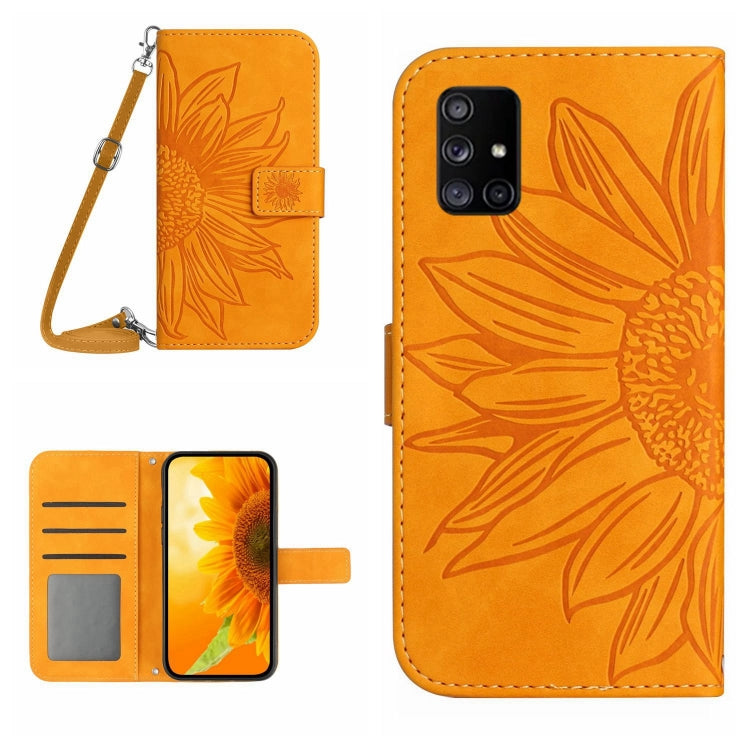 Skin Feel Sun Flower Pattern Flip Leather Phone Case, For Samsung Galaxy A53 5G, For Samsung Galaxy A70/A70S, For Samsung Galaxy A70E, For Samsung Galaxy A71