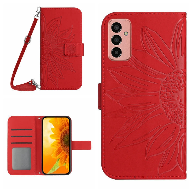 Skin Feel Sun Flower Pattern Flip Leather Phone Case, For Samsung Galaxy J2 Prime, For Samsung Galaxy M10/A10, For Samsung Galaxy M13, For Samsung Galaxy M21/M30S