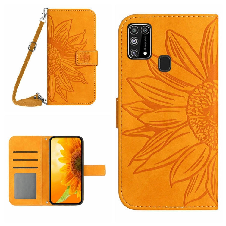 Skin Feel Sun Flower Pattern Flip Leather Phone Case, For Samsung Galaxy M23 5G, For Samsung Galaxy M31/M21S, For Samsung Galaxy M33 5G, For Samsung Galaxy M51