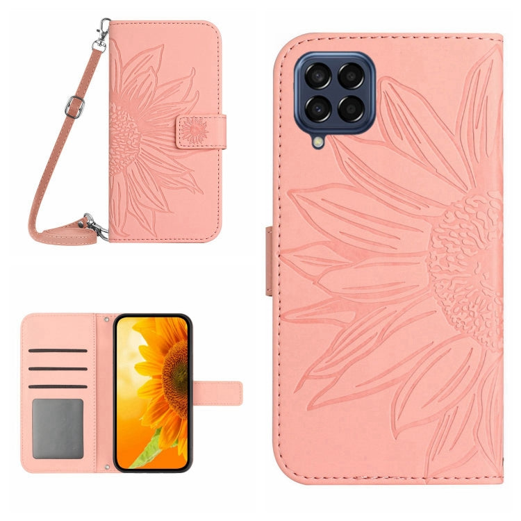 Skin Feel Sun Flower Pattern Flip Leather Phone Case, For Samsung Galaxy M23 5G, For Samsung Galaxy M31/M21S, For Samsung Galaxy M33 5G, For Samsung Galaxy M51