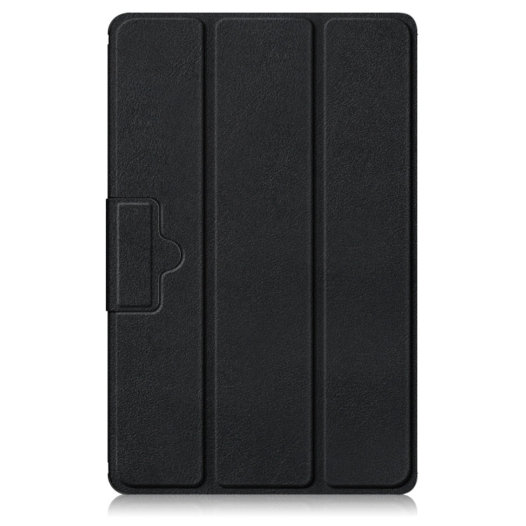 3-folding Magnetic Buckle Custer Texture Leather Smart Tablet Case, For Lenovo Tab M10 10.1 3rd Gen