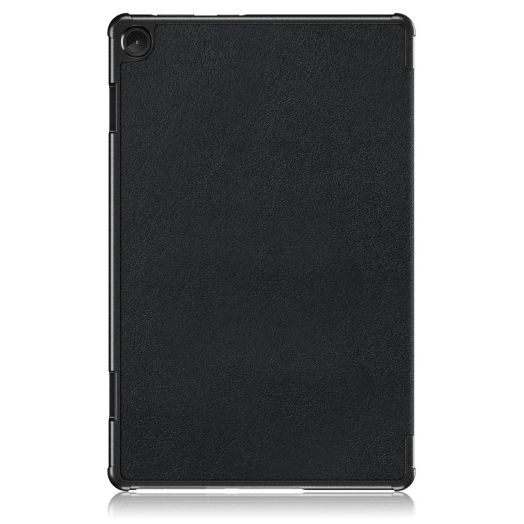 3-folding Magnetic Buckle Custer Texture Leather Smart Tablet Case, For Lenovo Tab M10 10.1 3rd Gen