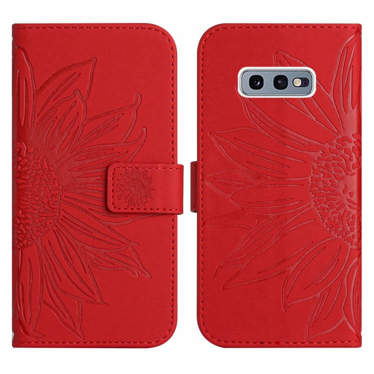 Skin Feel Sun Flower Pattern Flip Leather Phone Case, For Samsung Galaxy S10E, For Samsung Galaxy S20, For Samsung Galaxy S20 FE, For Samsung Galaxy S20+