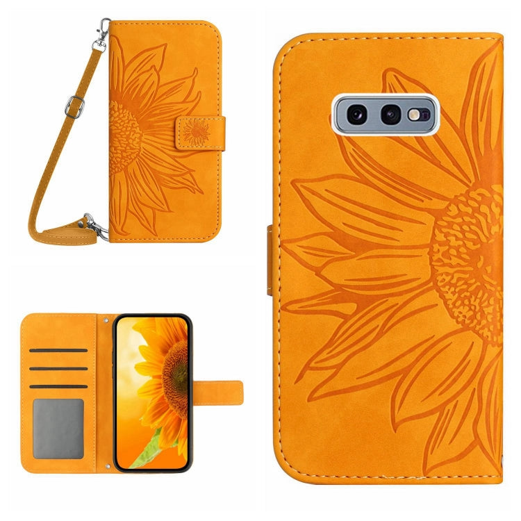 Skin Feel Sun Flower Pattern Flip Leather Phone Case, For Samsung Galaxy S10E, For Samsung Galaxy S20, For Samsung Galaxy S20 FE, For Samsung Galaxy S20+