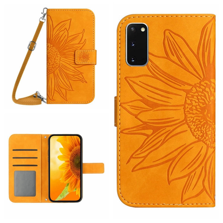 Skin Feel Sun Flower Pattern Flip Leather Phone Case, For Samsung Galaxy S10E, For Samsung Galaxy S20, For Samsung Galaxy S20 FE, For Samsung Galaxy S20+