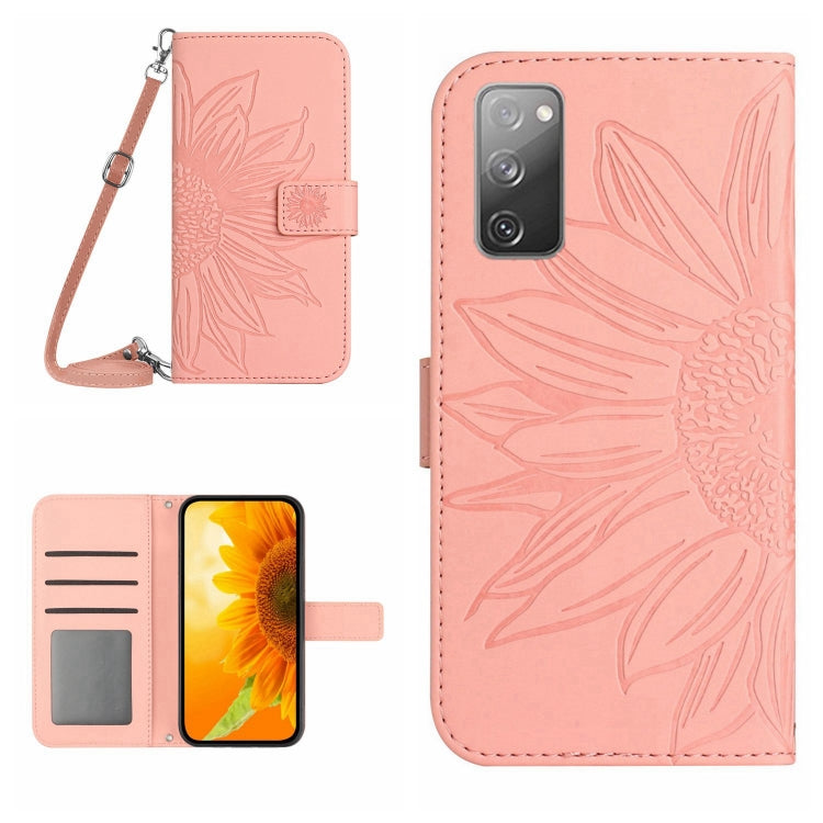 Skin Feel Sun Flower Pattern Flip Leather Phone Case, For Samsung Galaxy S10E, For Samsung Galaxy S20, For Samsung Galaxy S20 FE, For Samsung Galaxy S20+