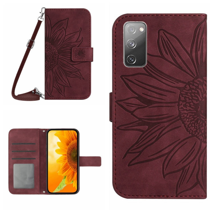 Skin Feel Sun Flower Pattern Flip Leather Phone Case, For Samsung Galaxy S10E, For Samsung Galaxy S20, For Samsung Galaxy S20 FE, For Samsung Galaxy S20+