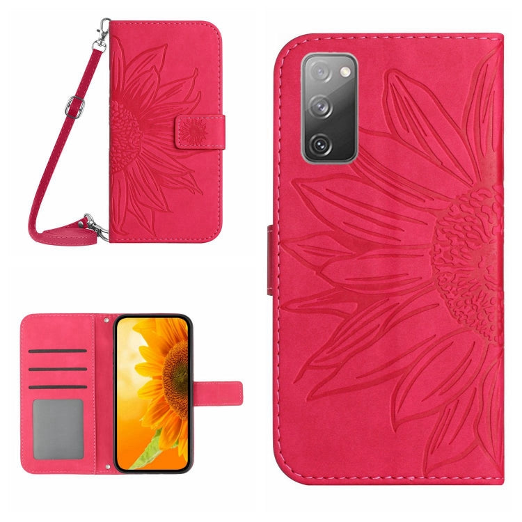 Skin Feel Sun Flower Pattern Flip Leather Phone Case, For Samsung Galaxy S10E, For Samsung Galaxy S20, For Samsung Galaxy S20 FE, For Samsung Galaxy S20+