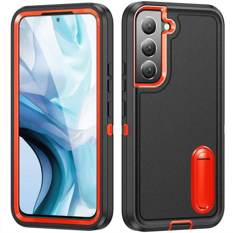 3 in 1 Rugged Holder Phone Case, For Samsung Galaxy S23 5G, For Samsung Galaxy S23+ 5G, For Samsung Galaxy S23 ultra 5G