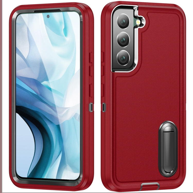 3 in 1 Rugged Holder Phone Case, For Samsung Galaxy S23 5G, For Samsung Galaxy S23+ 5G, For Samsung Galaxy S23 ultra 5G