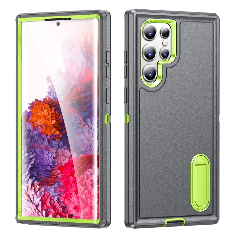 3 in 1 Rugged Holder Phone Case, For Samsung Galaxy S23 5G, For Samsung Galaxy S23+ 5G, For Samsung Galaxy S23 ultra 5G