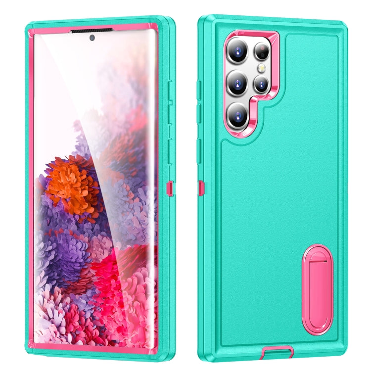 3 in 1 Rugged Holder Phone Case, For Samsung Galaxy S23 5G, For Samsung Galaxy S23+ 5G, For Samsung Galaxy S23 ultra 5G