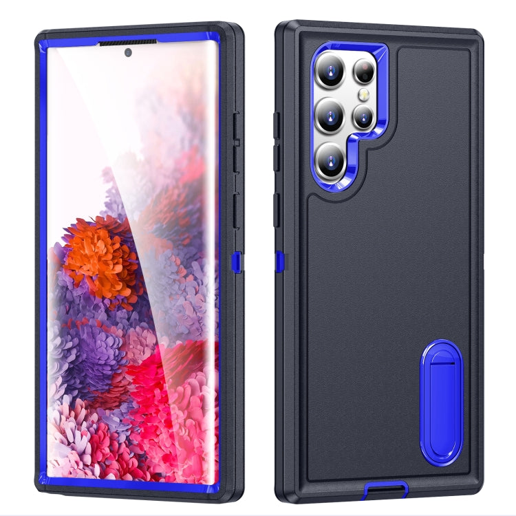 3 in 1 Rugged Holder Phone Case, For Samsung Galaxy S23 5G, For Samsung Galaxy S23+ 5G, For Samsung Galaxy S23 ultra 5G