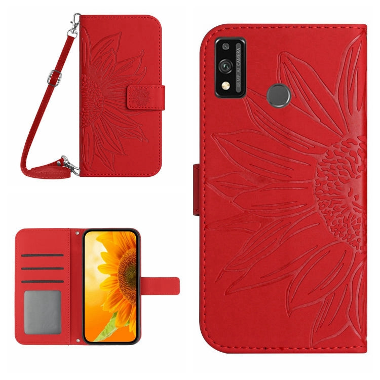 Skin Feel Sun Flower Pattern Flip Leather Phone Case, For Honor 9X Lite, For Honor 50 Lite, For Honor 70, For Honor 70 Pro+