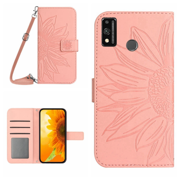 Skin Feel Sun Flower Pattern Flip Leather Phone Case, For Honor 9X Lite, For Honor 50 Lite, For Honor 70, For Honor 70 Pro+