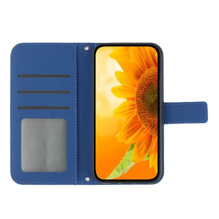 Skin Feel Sun Flower Pattern Flip Leather Phone Case, For Honor 9X Lite, For Honor 50 Lite, For Honor 70, For Honor 70 Pro+