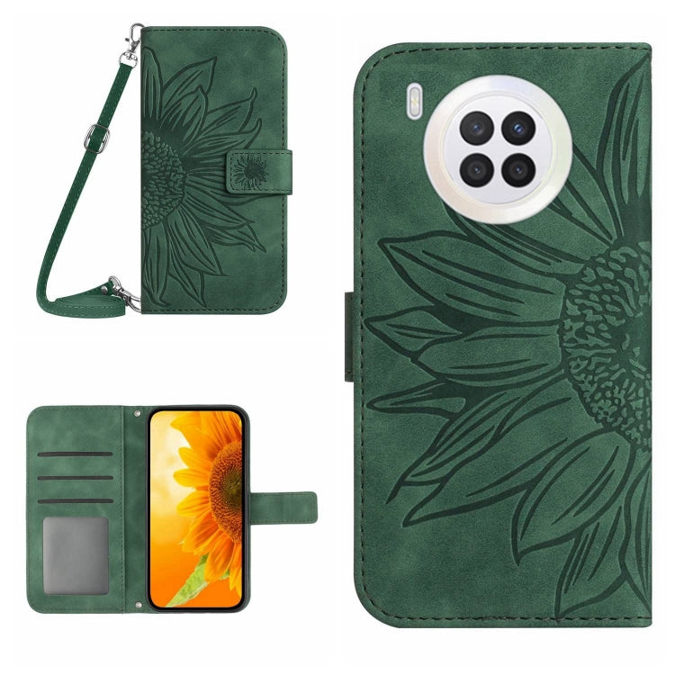 Skin Feel Sun Flower Pattern Flip Leather Phone Case, For Honor 9X Lite, For Honor 50 Lite, For Honor 70, For Honor 70 Pro+