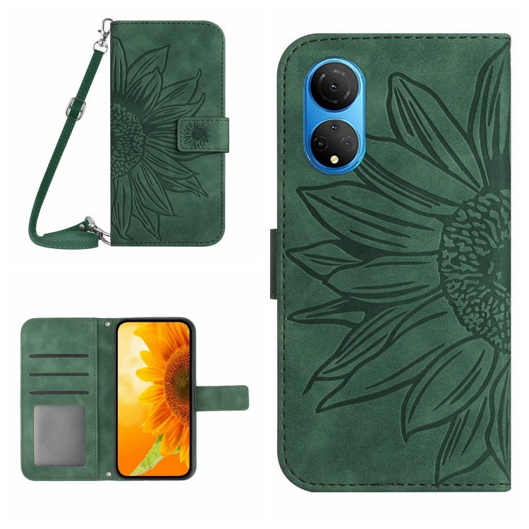 Skin Feel Sun Flower Pattern Flip Leather Phone Case, For Honor X7, For Huawei P20 Lite, For Honor X8, For Huawei P20 Pro