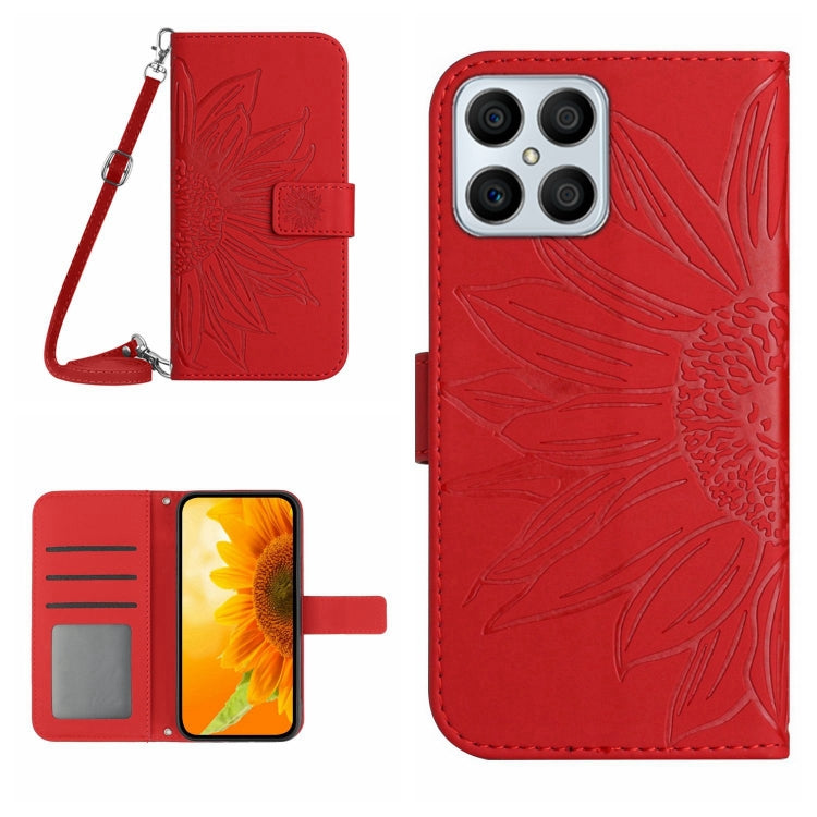 Skin Feel Sun Flower Pattern Flip Leather Phone Case, For Honor X7, For Huawei P20 Lite, For Honor X8, For Huawei P20 Pro