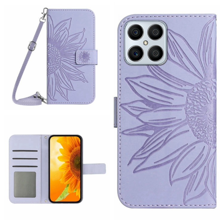 Skin Feel Sun Flower Pattern Flip Leather Phone Case, For Honor X7, For Huawei P20 Lite, For Honor X8, For Huawei P20 Pro