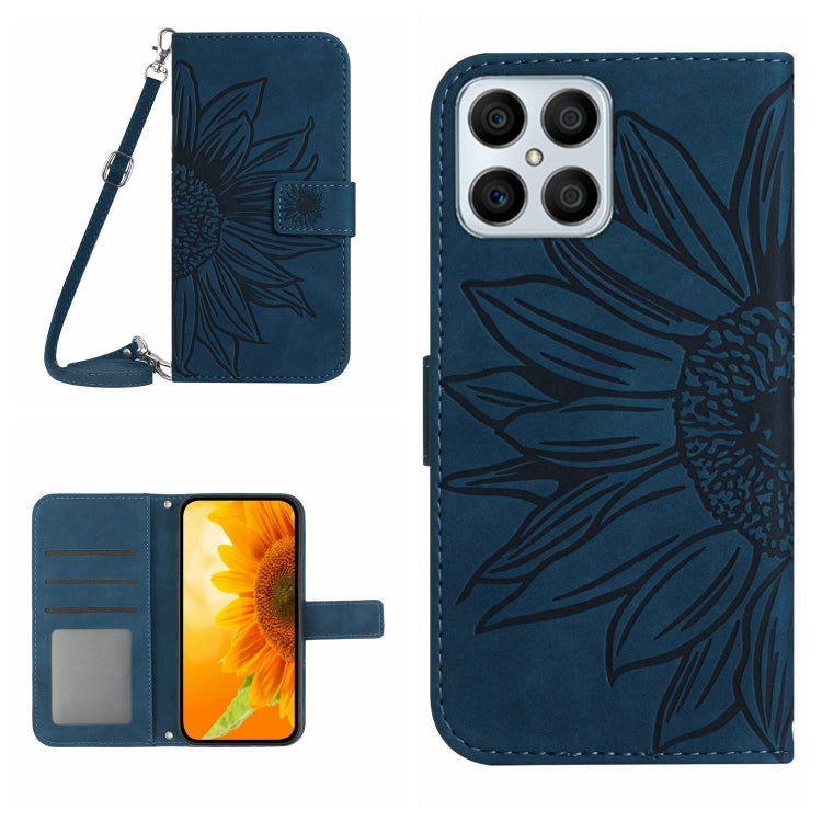 Skin Feel Sun Flower Pattern Flip Leather Phone Case, For Honor X7, For Huawei P20 Lite, For Honor X8, For Huawei P20 Pro