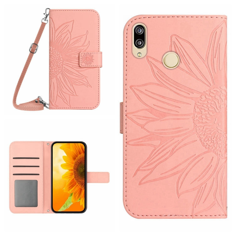 Skin Feel Sun Flower Pattern Flip Leather Phone Case, For Honor X7, For Huawei P20 Lite, For Honor X8, For Huawei P20 Pro