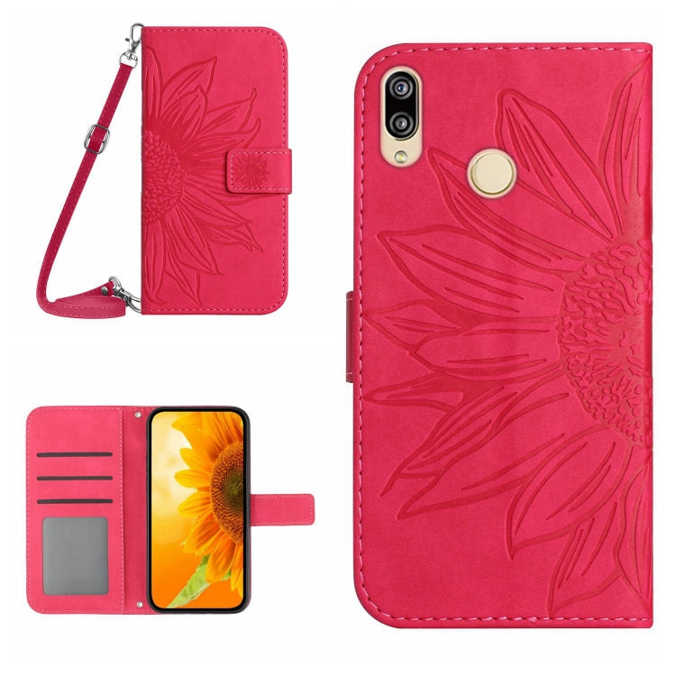 Skin Feel Sun Flower Pattern Flip Leather Phone Case, For Honor X7, For Huawei P20 Lite, For Honor X8, For Huawei P20 Pro
