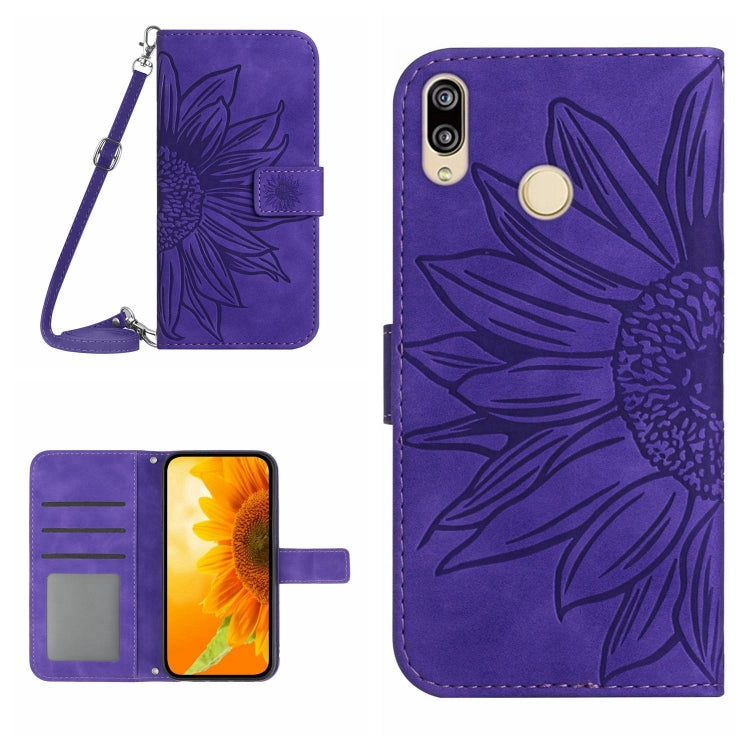 Skin Feel Sun Flower Pattern Flip Leather Phone Case, For Honor X7, For Huawei P20 Lite, For Honor X8, For Huawei P20 Pro