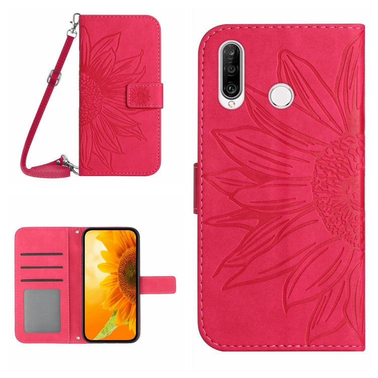 Skin Feel Sun Flower Pattern Flip Leather Phone Case, For Huawei P30, For Huawei P30 Lite, For Huawei P30 Pro, For Huawei P40