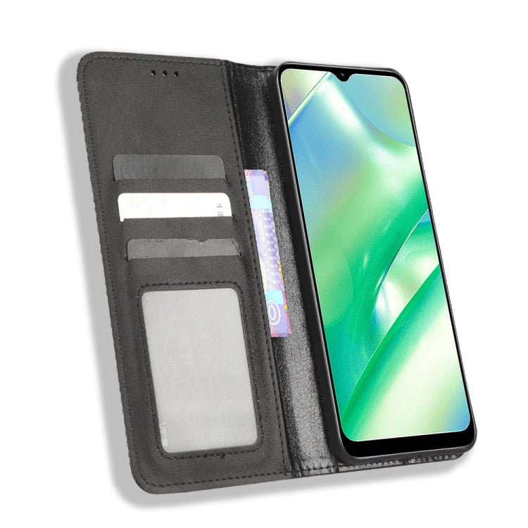 Magnetic Buckle Retro Texture Leather Phone Case, For Realme C33 4G, For T-Mobile Revvl 6 5G, For T-Mobile REVVL 6 Pro 5G, For vivo V25 5G /  X80 Lite, For vivo V25 Pro / S15 Pro, For vivo Y35 4G / Y22s 4G / Y22 4G 2022, For Wiko Power U20 / U10       ...