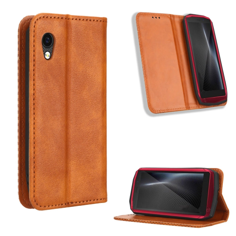 Magnetic Buckle Retro Texture Leather Phone Case, For UMIDIGI F3 5G / 4G / F3S / F3 SE, For UMIDIGI Power 7 / Power 7S, For ZTE Blade A52 Lite, For ZTE Blade A72 5G, For Cubot Pocket