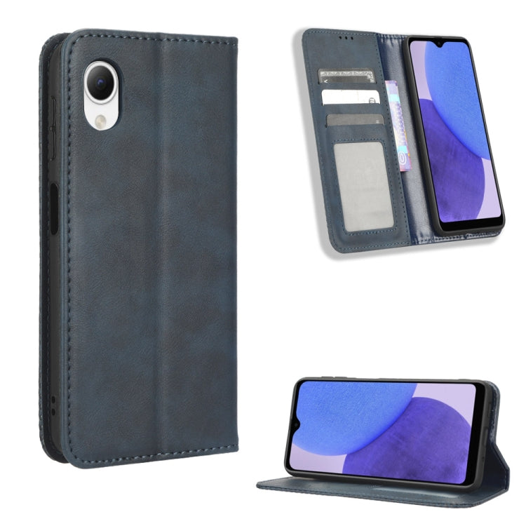 Magnetic Buckle Retro Texture Leather Phone Case, For Samsung Galaxy A23e / A23s / A23 5G JP, For Sony Xperia 5 IV, For Sharp Aquos Sense7 Plus, For Sharp Aquos Sense7, For iPhone 14 Plus, For iPhone 14 Pro Max, For Xiaomi 12T / Redmi K50 Ultra        ...