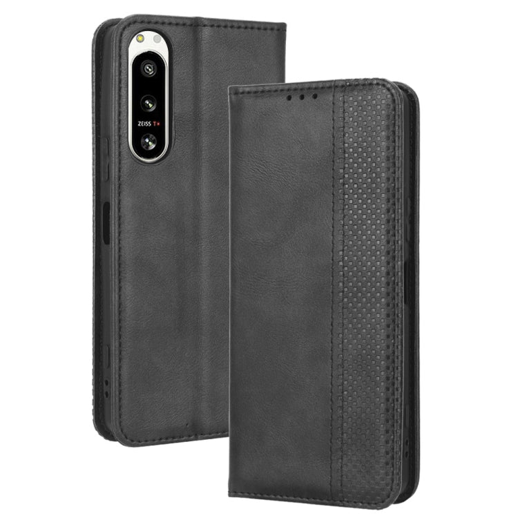 Magnetic Buckle Retro Texture Leather Phone Case, For Sony Xperia 5 IV, For Sharp Aquos Sense7 Plus, For Sharp Aquos Sense7, For iPhone 14 Plus, For iPhone 14 Pro Max, For Xiaomi 12T / Redmi K50 Ultra, For iPhone 14 Pro, For Xiaomi Poco C40            ...