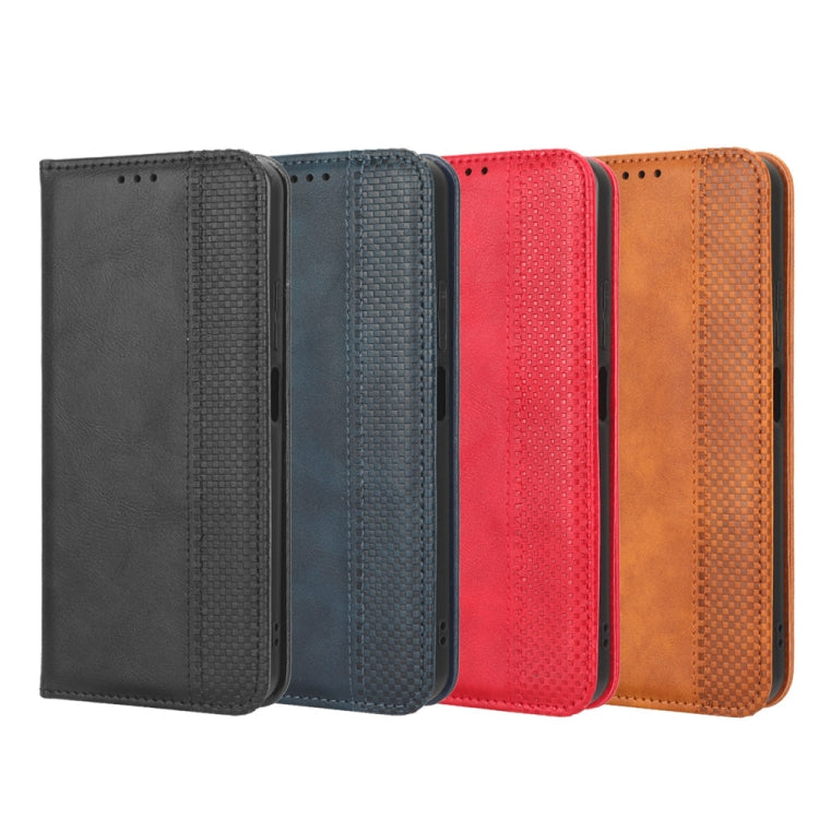 Magnetic Buckle Retro Texture Leather Phone Case, For Sony Xperia 5 IV, For Sharp Aquos Sense7 Plus, For Sharp Aquos Sense7, For iPhone 14 Plus, For iPhone 14 Pro Max, For Xiaomi 12T / Redmi K50 Ultra, For iPhone 14 Pro, For Xiaomi Poco C40            ...