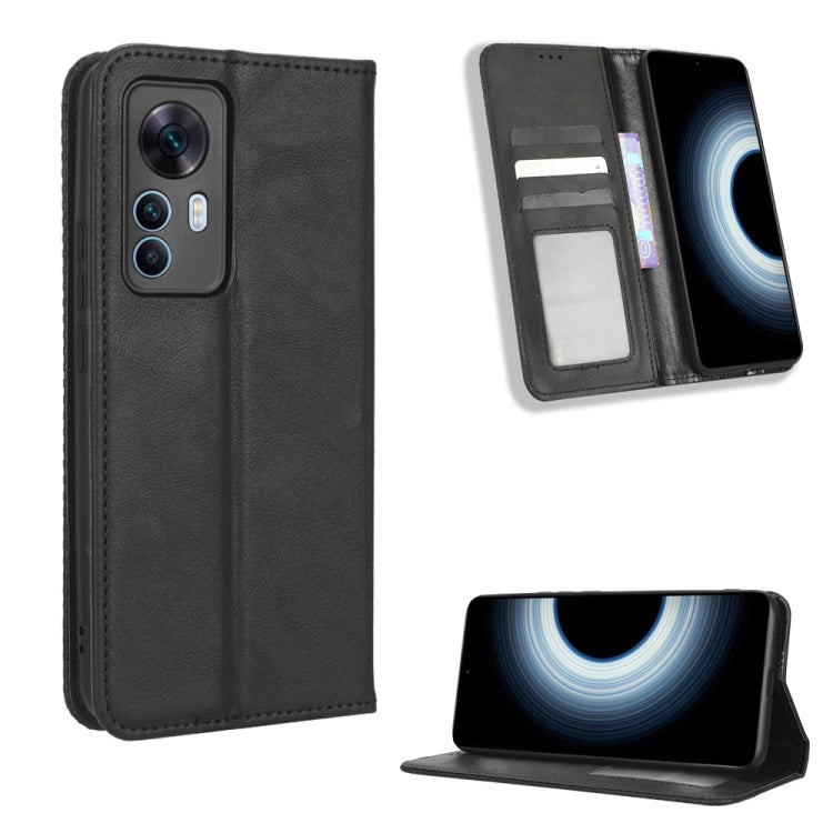Magnetic Buckle Retro Texture Leather Phone Case, For Sony Xperia 5 IV, For Sharp Aquos Sense7 Plus, For Sharp Aquos Sense7, For iPhone 14 Plus, For iPhone 14 Pro Max, For Xiaomi 12T / Redmi K50 Ultra, For iPhone 14 Pro, For Xiaomi Poco C40            ...