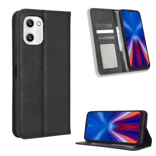 Magnetic Buckle Retro Texture Leather Phone Case, For UMIDIGI C1, For UMIDIGI F3 5G / 4G / F3S / F3 SE, For UMIDIGI Power 7 / Power 7S, For ZTE Blade A52 Lite, For ZTE Blade A72 5G