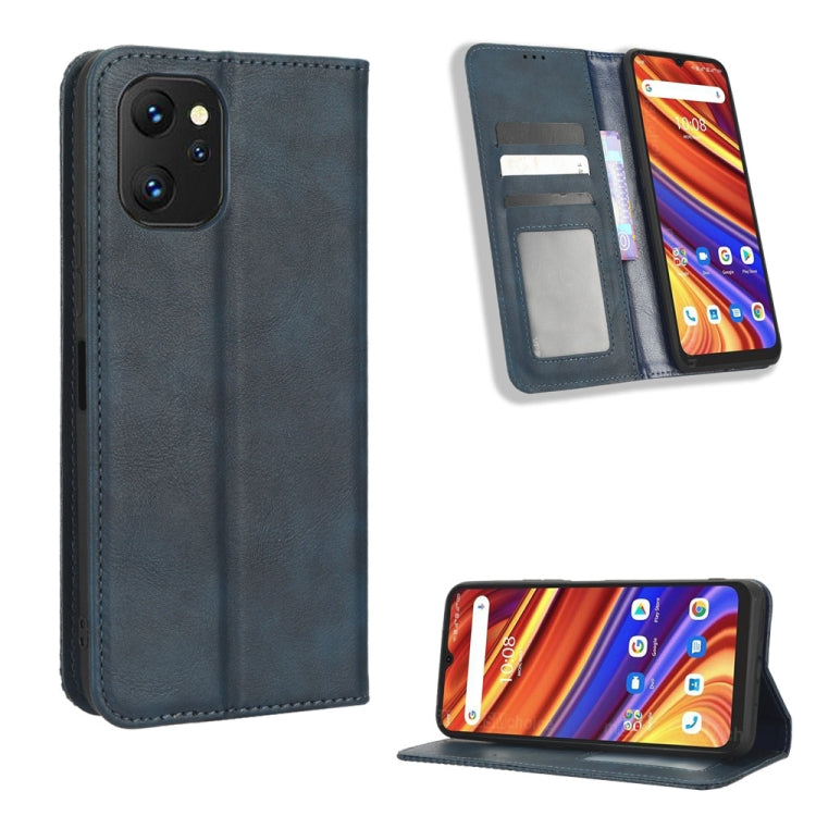 Magnetic Buckle Retro Texture Leather Phone Case, For UMIDIGI F3 5G / 4G / F3S / F3 SE, For UMIDIGI Power 7 / Power 7S, For ZTE Blade A52 Lite, For ZTE Blade A72 5G, For Cubot Pocket